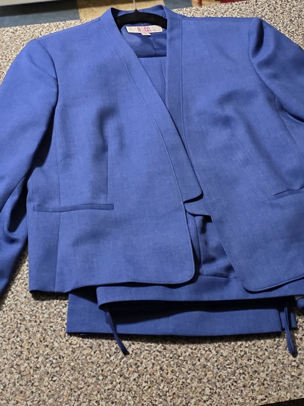 Classic Women's Blue 2 Piece Pant Set